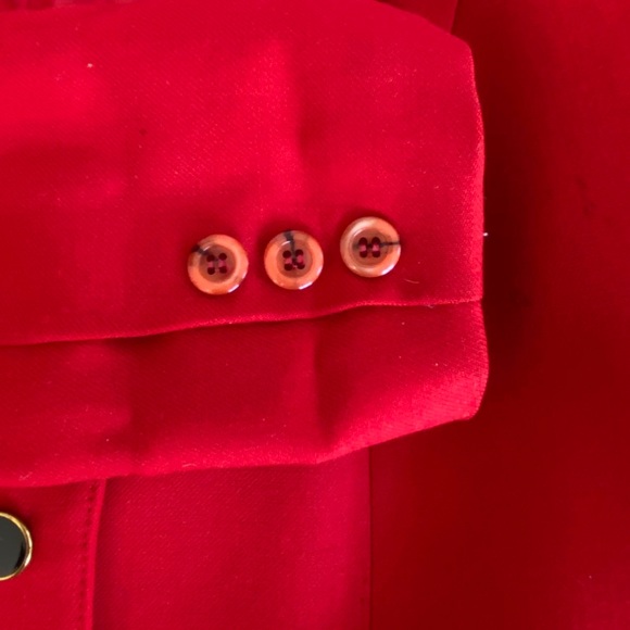 Vintage women’s red power blazer - Picture 3 of 3